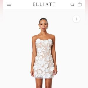 NWT Elliatt Arabella Strapless Mini Dress